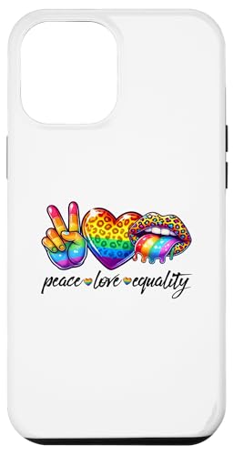 LGBTQ Pride T-Shirt – Peace Love Equality Regenbogenflagge Hülle für iPhone 12 Pro Max LGBTQ Pride T-Shirt – Peace Love Equality Regenbogenflagge Hülle für iPhone 12 Pro Max von Pride Month Shirt LGBTQ Love Is Always The Answer