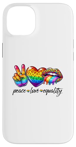 LGBTQ Pride T-Shirt – Peace Love Equality Regenbogenflagge Hülle für iPhone 14 Plus LGBTQ Pride T-Shirt – Peace Love Equality Regenbogenflagge Hülle für iPhone 14 Plus von Pride Month Shirt LGBTQ Love Is Always The Answer