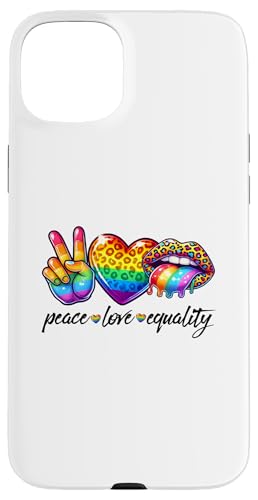 LGBTQ Pride T-Shirt – Peace Love Equality Regenbogenflagge Hülle für iPhone 15 Plus LGBTQ Pride T-Shirt – Peace Love Equality Regenbogenflagge Hülle für iPhone 15 Plus von Pride Month Shirt LGBTQ Love Is Always The Answer