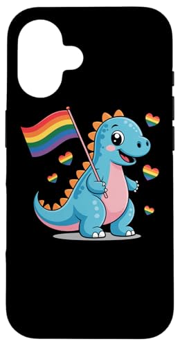 LGBTQ Pride T-Shirt – Pride Dinosaur Regenbogenflagge Hülle für iPhone 16 LGBTQ Pride T-Shirt – Pride Dinosaur Regenbogenflagge Hülle für iPhone 16 von Pride Month Shirt LGBTQ Love Is Always The Answer