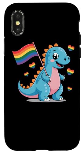 LGBTQ Pride T-Shirt – Pride Dinosaur Regenbogenflagge Hülle für iPhone X/XS LGBTQ Pride T-Shirt – Pride Dinosaur Regenbogenflagge Hülle für iPhone X/XS von Pride Month Shirt LGBTQ Love Is Always The Answer