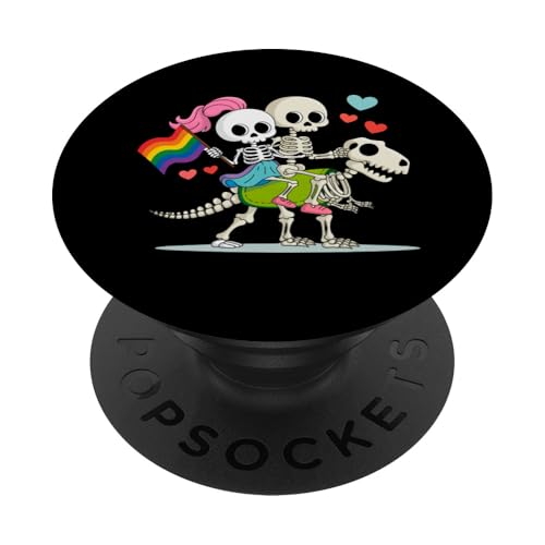 LGBTQ Pride T-Shirt – Pride Dinosaur Regenbogenflagge PopSockets Klebender PopGrip LGBTQ Pride T-Shirt – Pride Dinosaur Regenbogenflagge PopSockets Klebender PopGrip von Pride Month Shirt LGBTQ Love Is Always The Answer