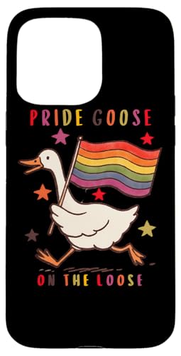 LGBTQ Pride T-Shirt – Pride Goose Regenbogenflagge Hülle für iPhone 15 Pro Max LGBTQ Pride T-Shirt – Pride Goose Regenbogenflagge Hülle für iPhone 15 Pro Max von Pride Month Shirt LGBTQ Love Is Always The Answer