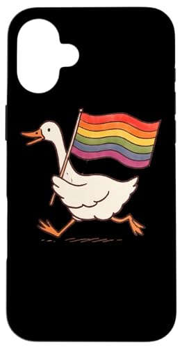 LGBTQ Pride T-Shirt – Pride Goose Regenbogenflagge Hülle für iPhone 16 Plus LGBTQ Pride T-Shirt – Pride Goose Regenbogenflagge Hülle für iPhone 16 Plus von Pride Month Shirt LGBTQ Love Is Always The Answer