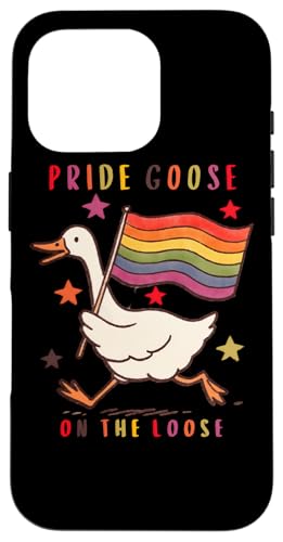 LGBTQ Pride T-Shirt – Pride Goose Regenbogenflagge Hülle für iPhone 16 Pro LGBTQ Pride T-Shirt – Pride Goose Regenbogenflagge Hülle für iPhone 16 Pro von Pride Month Shirt LGBTQ Love Is Always The Answer