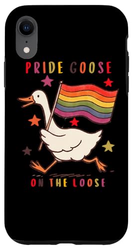 LGBTQ Pride T-Shirt – Pride Goose Regenbogenflagge Hülle für iPhone XR LGBTQ Pride T-Shirt – Pride Goose Regenbogenflagge Hülle für iPhone XR von Pride Month Shirt LGBTQ Love Is Always The Answer