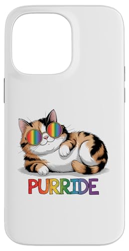 LGBTQ Pride T-Shirt – Purride Cat Regenbogenflagge Hülle für iPhone 14 Pro Max LGBTQ Pride T-Shirt – Purride Cat Regenbogenflagge Hülle für iPhone 14 Pro Max von Pride Month Shirt LGBTQ Love Is Always The Answer