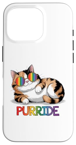 LGBTQ Pride T-Shirt – Purride Cat Regenbogenflagge Hülle für iPhone 16 Pro LGBTQ Pride T-Shirt – Purride Cat Regenbogenflagge Hülle für iPhone 16 Pro von Pride Month Shirt LGBTQ Love Is Always The Answer