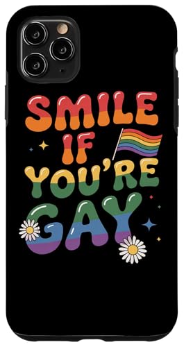 LGBTQ Pride T-Shirt – Smile If You´re Gay Regenbogenflagge Hülle für iPhone 11 Pro Max LGBTQ Pride T-Shirt – Smile If You´re Gay Regenbogenflagge Hülle für iPhone 11 Pro Max von Pride Month Shirt LGBTQ Love Is Always The Answer