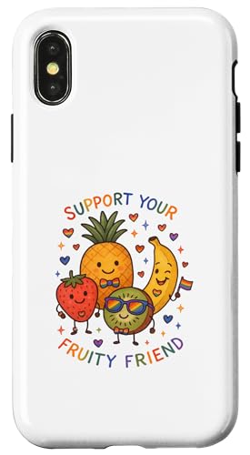 LGBTQ Pride T-Shirt – Support Your Friend Regenbogenflagge Hülle für iPhone X/XS LGBTQ Pride T-Shirt – Support Your Friend Regenbogenflagge Hülle für iPhone X/XS von Pride Month Shirt LGBTQ Love Is Always The Answer