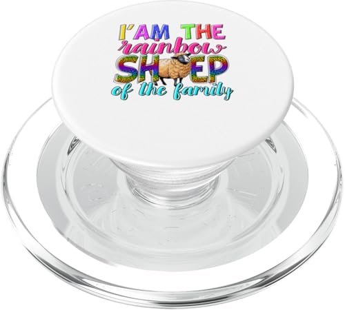 LGBTQ Pride T-Shirt – The Rainbow Sheep Regenbogenflagge PopSockets PopGrip für MagSafe LGBTQ Pride T-Shirt – The Rainbow Sheep Regenbogenflagge PopSockets PopGrip für MagSafe von Pride Month Shirt LGBTQ Love Is Always The Answer