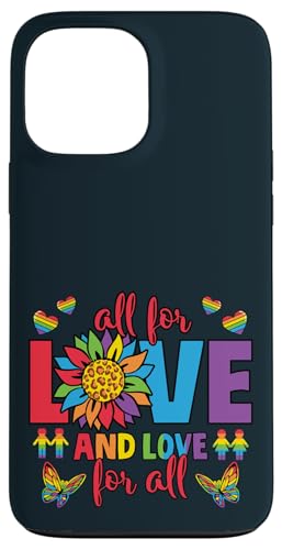 Alles für Liebe und Liebe für alle LGBTQ - Ally LGBTQ Pride Month Hülle für iPhone 13 Pro Max von Pride & Giggles Apparel.USA