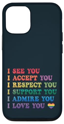 Bewundere dich, dass du dich liebst LGBT Pride - Gay Ally LGBTQ Pride Month Hülle für iPhone 12/12 Pro Bewundere dich, dass du dich liebst LGBT Pride - Gay Ally LGBTQ Pride Month Hülle für iPhone 12/12 Pro von Pride & Giggles Apparel.USA