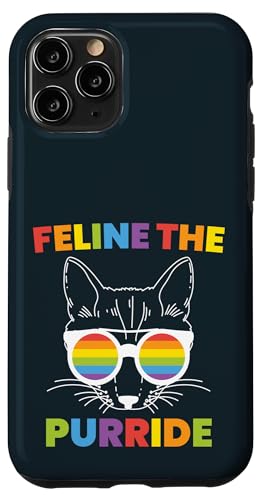 Feline the Purride LGBT-Katze — Gay Ally LGBTQ Pride Month Cat Hülle für iPhone 11 Pro Feline the Purride LGBT-Katze — Gay Ally LGBTQ Pride Month Cat Hülle für iPhone 11 Pro von Pride & Giggles Apparel.USA