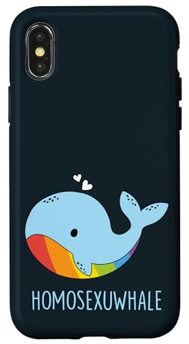 Homosexuwhale LGBT Pride Whale - Gay Ally LGBTQ Pride Month Hülle für iPhone X/XS Homosexuwhale LGBT Pride Whale - Gay Ally LGBTQ Pride Month Hülle für iPhone X/XS von Pride & Giggles Apparel.USA