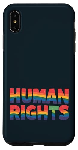 Rainbow Human Rights LGBT Pride - LGBTQ Pride Month für schwule Verbündete Hülle für iPhone XS Max Rainbow Human Rights LGBT Pride - LGBTQ Pride Month für schwule Verbündete Hülle für iPhone XS Max von Pride & Giggles Apparel.USA
