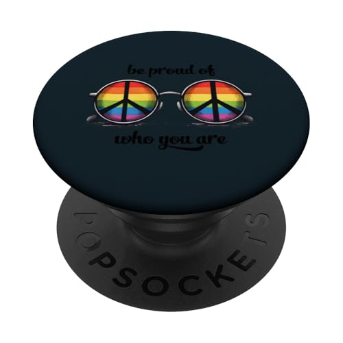 Stolz, wer du bist LGBT - Self Love Gay Ally LGBT Pride Month PopSockets Klebender PopGrip von Love Unboxed Apparel.USA