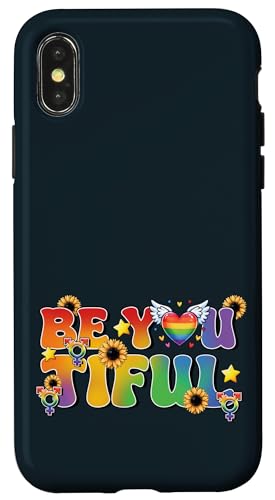 Süße schöne LGBT - Selbstliebe Gay Ally LGBTQ Pride Month Hülle für iPhone X/XS Süße schöne LGBT - Selbstliebe Gay Ally LGBTQ Pride Month Hülle für iPhone X/XS von Pride & Giggles Apparel.USA