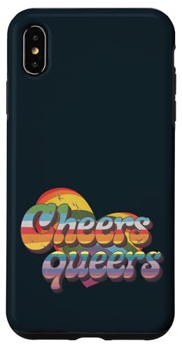 Vintage Cheers Queers Hetero Gay Ally LGBTQ Pride Month Hülle für iPhone XS Max Vintage Cheers Queers Hetero Gay Ally LGBTQ Pride Month Hülle für iPhone XS Max von Pride & Giggles Apparel.USA