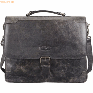Pride&Soul Businesstasche Scratch 35x29x11,5cm Leder antikschwarz Pride&Soul Businesstasche Scratch 35x29x11,5cm Leder antikschwarz von Pride&Soul