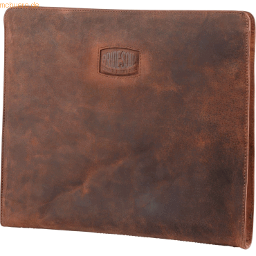 Pride & Soul Collegemappe Nova 350x285x35mm Leder braun Pride & Soul Collegemappe Nova 350x285x35mm Leder braun von Pride & Soul