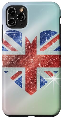 90er Jahre Y2k 2000er Jahre Fun London Union Love Heart England Hülle für iPhone 11 Pro Max von Pride