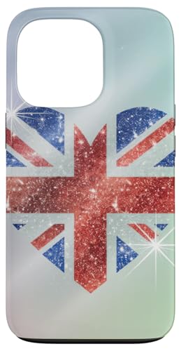 90er Jahre Y2k 2000er Jahre Fun London Union Love Heart England Hülle für iPhone 13 Pro von Pride