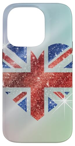 90er Jahre Y2k 2000er Jahre Fun London Union Love Heart England Hülle für iPhone 14 Pro von Pride