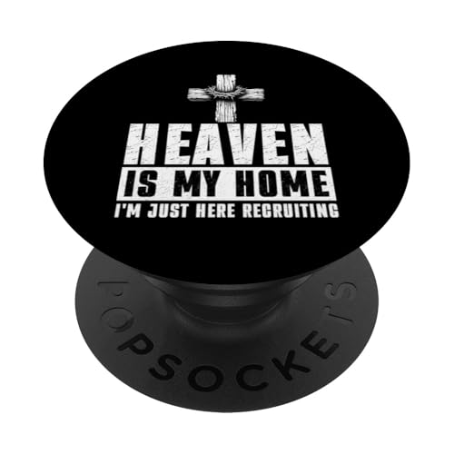 Der Himmel ist mein Zuhause Ich bin gerade hier, um den christlichen Jesus zu rekrutieren PopSockets Klebender PopGrip Der Himmel ist mein Zuhause Ich bin gerade hier, um den christlichen Jesus zu rekrutieren PopSockets Klebender PopGrip von Priests Worship Prayer Pastors Bible Reader Nuns
