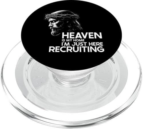 Der Himmel ist mein Zuhause Ich bin gerade hier und rekrutiere Jesus Christian PopSockets PopGrip für MagSafe Der Himmel ist mein Zuhause Ich bin gerade hier und rekrutiere Jesus Christian PopSockets PopGrip für MagSafe von Priests Worship Prayer Pastors Bible Reader Nuns