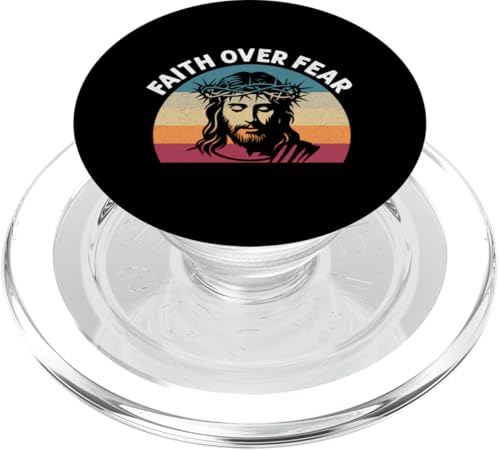Glaube statt Angst Christliche Jesus-Religiöse Christus-Kirche PopSockets PopGrip für MagSafe von Priests Worship Prayer Pastors Bible Reader Nuns