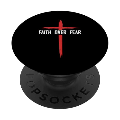 Glaube statt Angst Christlicher Jesus Gott Kirche Religiöser Glaube PopSockets Klebender PopGrip Glaube statt Angst Christlicher Jesus Gott Kirche Religiöser Glaube PopSockets Klebender PopGrip von Priests Worship Prayer Pastors Bible Reader Nuns