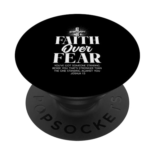 Glaube statt Angst Jesus Christ, religiös, gläubig, Katholiken PopSockets Klebender PopGrip Glaube statt Angst Jesus Christ, religiös, gläubig, Katholiken PopSockets Klebender PopGrip von Priests Worship Prayer Pastors Bible Reader Nuns