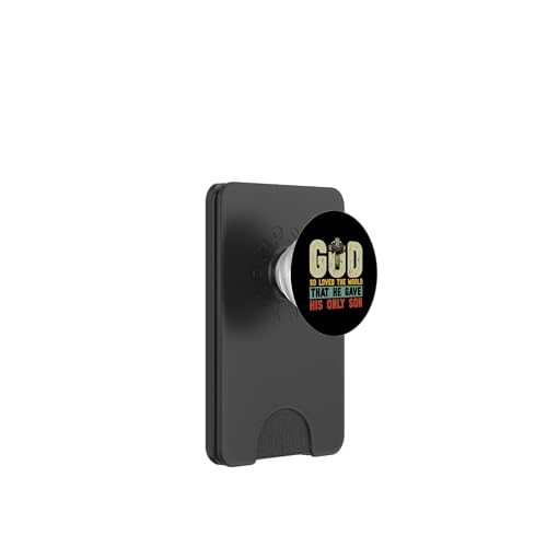 Gott hat die Welt so geliebt, dass er seinen einzigen Sohn Jesus gab PopSockets PopWallet für MagSafe Gott hat die Welt so geliebt, dass er seinen einzigen Sohn Jesus gab PopSockets PopWallet für MagSafe von Priests Worship Prayer Pastors Bible Reader Nuns