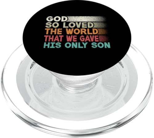 Gott hat die Welt so sehr geliebt, dass wir seinen einzigen Sohn Christian geschenkt haben PopSockets PopGrip für MagSafe Gott hat die Welt so sehr geliebt, dass wir seinen einzigen Sohn Christian geschenkt haben PopSockets PopGrip für MagSafe von Priests Worship Prayer Pastors Bible Reader Nuns
