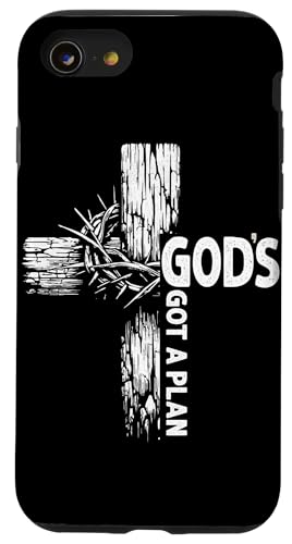 Gott hat einen Plan Christlicher Jesusgläubiger Anbeter Hülle für iPhone SE (2020) / 7 / 8 von Priests Worship Prayer Pastors Bible Reader Nuns