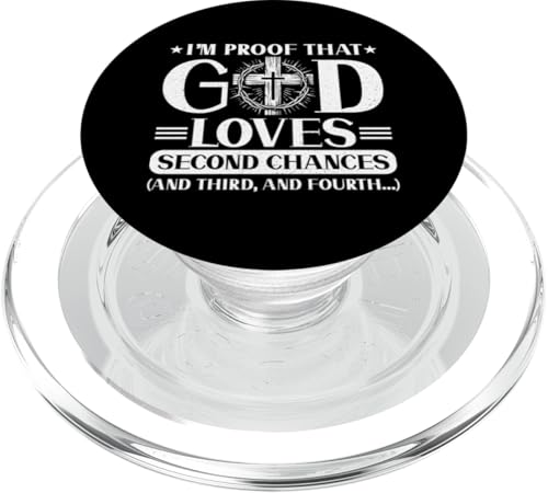 Ich bin der Beweis, dass Gott zweite Chancen liebt Christian Jesus Gott PopSockets PopGrip für MagSafe Ich bin der Beweis, dass Gott zweite Chancen liebt Christian Jesus Gott PopSockets PopGrip für MagSafe von Priests Worship Prayer Pastors Bible Reader Nuns