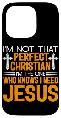 Ich bin nicht der perfekte Christ, ich bin derjenige, der Jesus kennt Hülle für iPhone 14 Pro Ich bin nicht der perfekte Christ, ich bin derjenige, der Jesus kennt Hülle für iPhone 14 Pro von Priests Worship Prayer Pastors Bible Reader Nuns