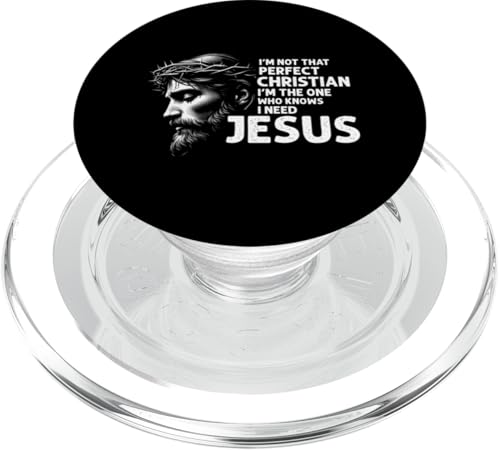 Ich bin nicht der perfekte Christ, ich bin derjenige, der Jesus kennt PopSockets PopGrip für MagSafe Ich bin nicht der perfekte Christ, ich bin derjenige, der Jesus kennt PopSockets PopGrip für MagSafe von Priests Worship Prayer Pastors Bible Reader Nuns