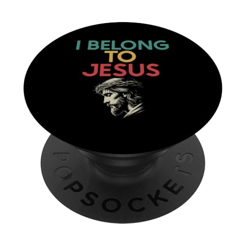 Ich gehöre zu Jesus Christlicher Gläubiger Anbeter Gott PopSockets Klebender PopGrip Ich gehöre zu Jesus Christlicher Gläubiger Anbeter Gott PopSockets Klebender PopGrip von Priests Worship Prayer Pastors Bible Reader Nuns
