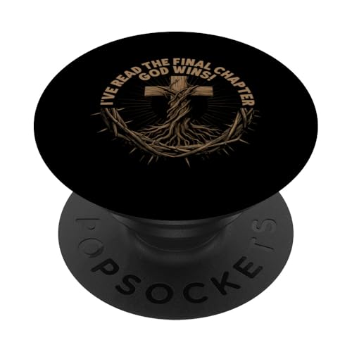Ich habe das letzte Kapitel gelesen: Gott gewinnt den christlichen Glauben an Jesus PopSockets Klebender PopGrip Ich habe das letzte Kapitel gelesen: Gott gewinnt den christlichen Glauben an Jesus PopSockets Klebender PopGrip von Priests Worship Prayer Pastors Bible Reader Nuns