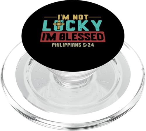 Ich habe kein Glück, ich bin gesegnet Philipper 5:24 Christian Jesus PopSockets PopGrip für MagSafe Ich habe kein Glück, ich bin gesegnet Philipper 5:24 Christian Jesus PopSockets PopGrip für MagSafe von Priests Worship Prayer Pastors Bible Reader Nuns