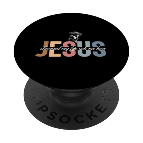 Jesus hat mein Leben verändert Frag mich, wie Jesus Christ Gott Christus PopSockets Klebender PopGrip Jesus hat mein Leben verändert Frag mich, wie Jesus Christ Gott Christus PopSockets Klebender PopGrip von Priests Worship Prayer Pastors Bible Reader Nuns