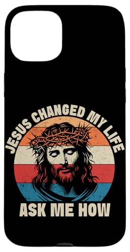 Jesus hat mein Leben verändert Frag mich, wie die Christliche Bibelkirche Hülle für iPhone 15 Plus Jesus hat mein Leben verändert Frag mich, wie die Christliche Bibelkirche Hülle für iPhone 15 Plus von Priests Worship Prayer Pastors Bible Reader Nuns