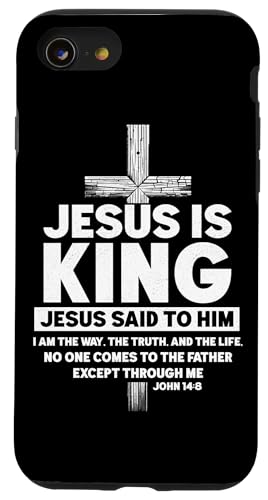 Jesus ist König Jesus sagte zu ihm Christlicher Glaube Hülle für iPhone SE (2020) / 7 / 8 von Priests Worship Prayer Pastors Bible Reader Nuns