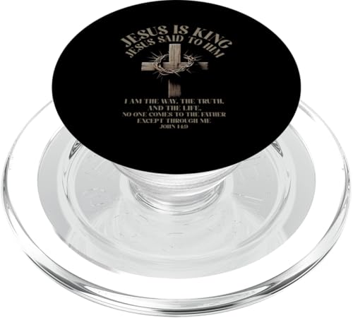 Jesus ist König Jesus sagte zu ihm Christlicher Glaube PopSockets PopGrip für MagSafe Jesus ist König Jesus sagte zu ihm Christlicher Glaube PopSockets PopGrip für MagSafe von Priests Worship Prayer Pastors Bible Reader Nuns
