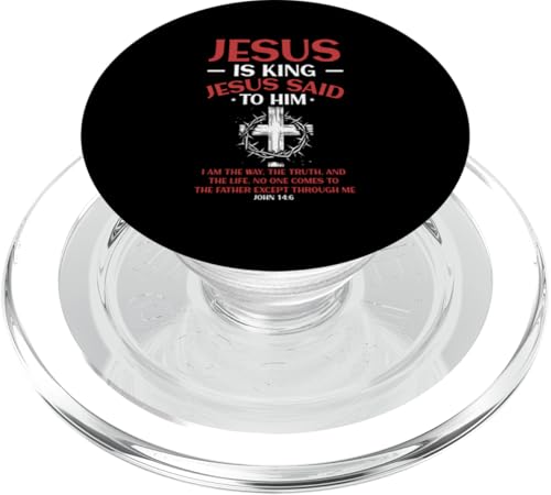 Jesus ist König Jesus sagte zu ihm Christlicher Gott Religiös PopSockets PopGrip für MagSafe Jesus ist König Jesus sagte zu ihm Christlicher Gott Religiös PopSockets PopGrip für MagSafe von Priests Worship Prayer Pastors Bible Reader Nuns