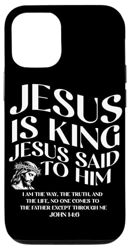 Jesus ist König Jesus sagte zu ihm Religiöser Christusanbeter Hülle für iPhone 12/12 Pro Jesus ist König Jesus sagte zu ihm Religiöser Christusanbeter Hülle für iPhone 12/12 Pro von Priests Worship Prayer Pastors Bible Reader Nuns