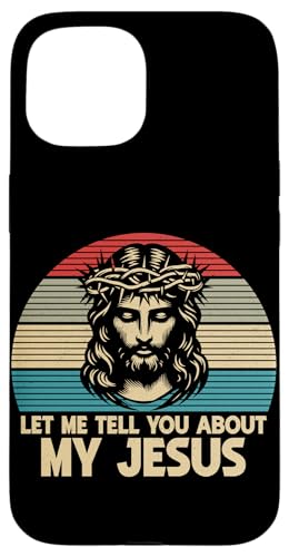 Lassen Sie mich Ihnen von meinem christlichen Glauben an die Jesus Retro Church erzählen Hülle für iPhone 15 Lassen Sie mich Ihnen von meinem christlichen Glauben an die Jesus Retro Church erzählen Hülle für iPhone 15 von Priests Worship Prayer Pastors Bible Reader Nuns
