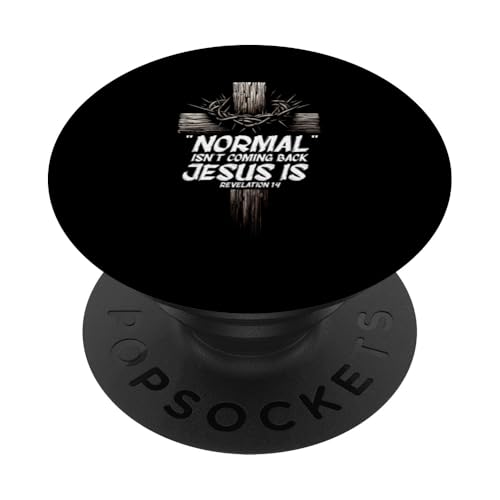 Normal kommt nicht zurück Jesus ist Jesus christlicher Anbeter PopSockets Klebender PopGrip Normal kommt nicht zurück Jesus ist Jesus christlicher Anbeter PopSockets Klebender PopGrip von Priests Worship Prayer Pastors Bible Reader Nuns